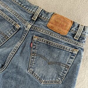 Vintage Levis 550 Jeans 34x32 (Fits 32x32) Blue Faded Relaxed Wide Made USA